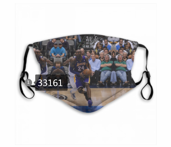 2021 NBA Los Angeles Lakers 24 kobe bryant 33161 Dust mask with filter